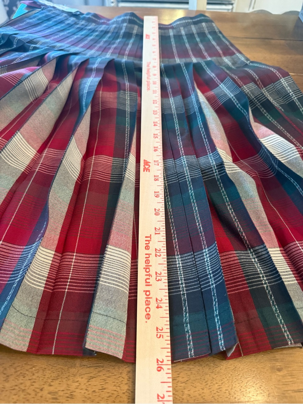 Pendleton Black & Red Plaid Midi Skirt - Picture 15 of 15